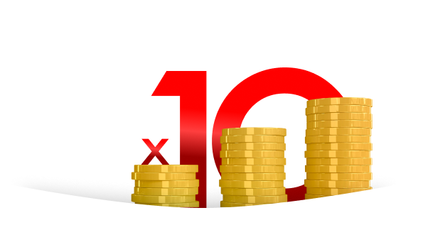 Назови звезду часа и мы увеличим твой выигрыш в 1O раз!