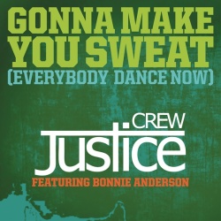 Обложка трека 'JUSTICE CREW & Bonnie ANDERSON - Gonna Make You Sweat'
