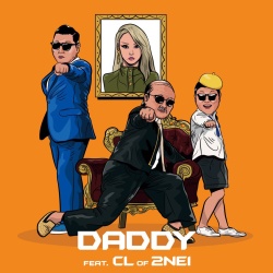 Обложка трека 'PSY - Daddy'